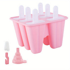 6 Cavity Silicone Ice Pop Molds Beach Accessories