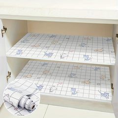 Cartoon Cat Wallpaper Self Adhesive for Kitchen Countertop Furniture