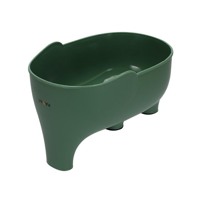 Plastic Vegetable Washing Basket Elephant Drain Basket Kitchen Storage
