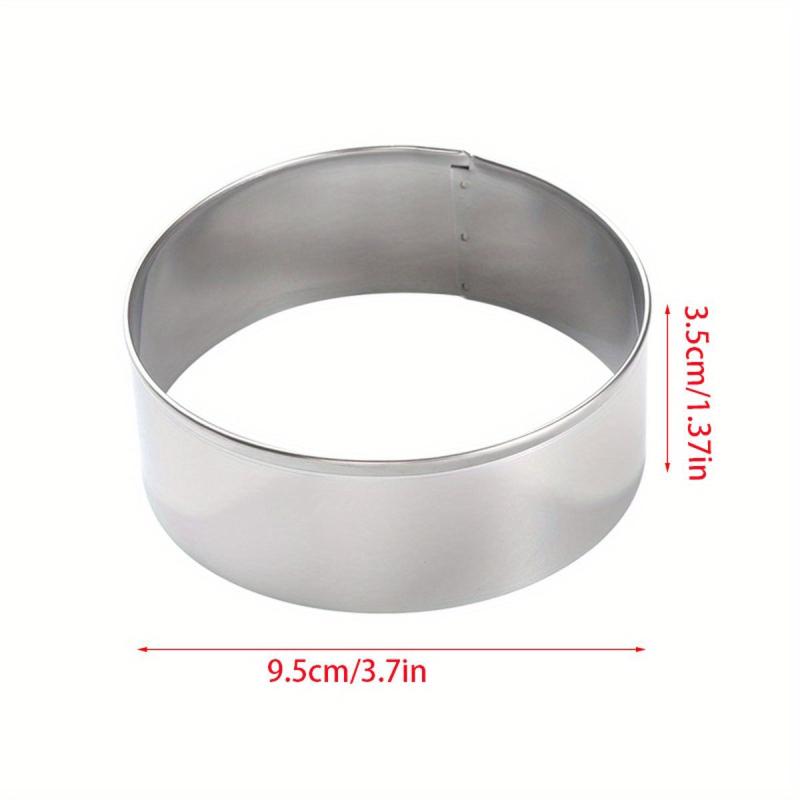 Stainless Steel Circle Shaped Pastry Mold DIY Biscuit Cutter Dumpling Skin Mold