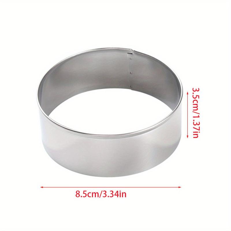 Stainless Steel Circle Shaped Pastry Mold DIY Biscuit Cutter Dumpling Skin Mold