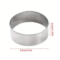Stainless Steel Circle Shaped Pastry Mold DIY Biscuit Cutter Dumpling Skin Mold