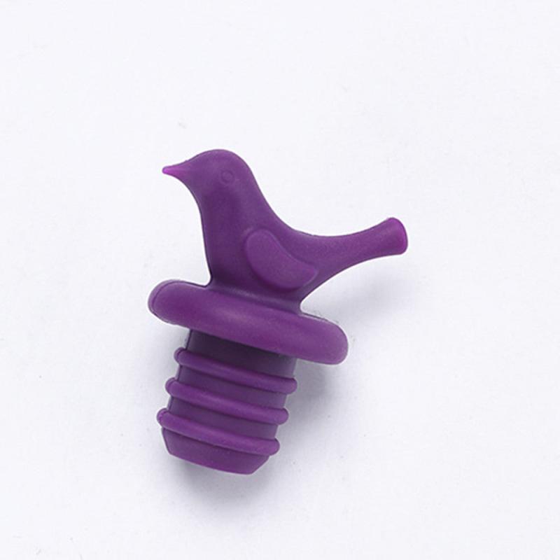Bird Shaped Wine Stopper Silicone Cork Plug Cover Bottle Caps