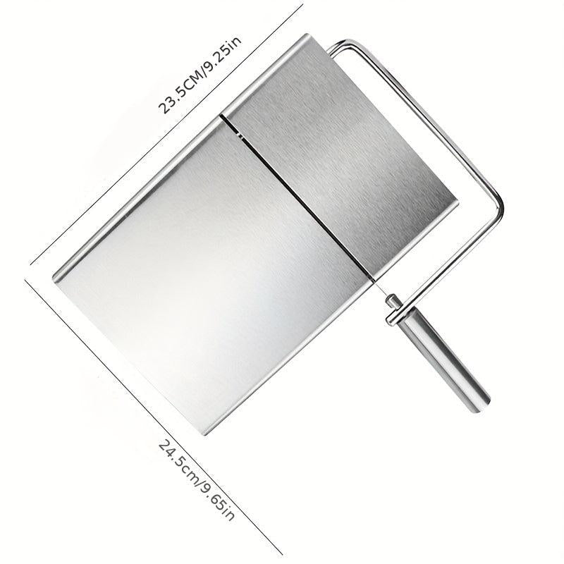 Stainless Steel Cheese Slicer with 5 Replaceable Wires