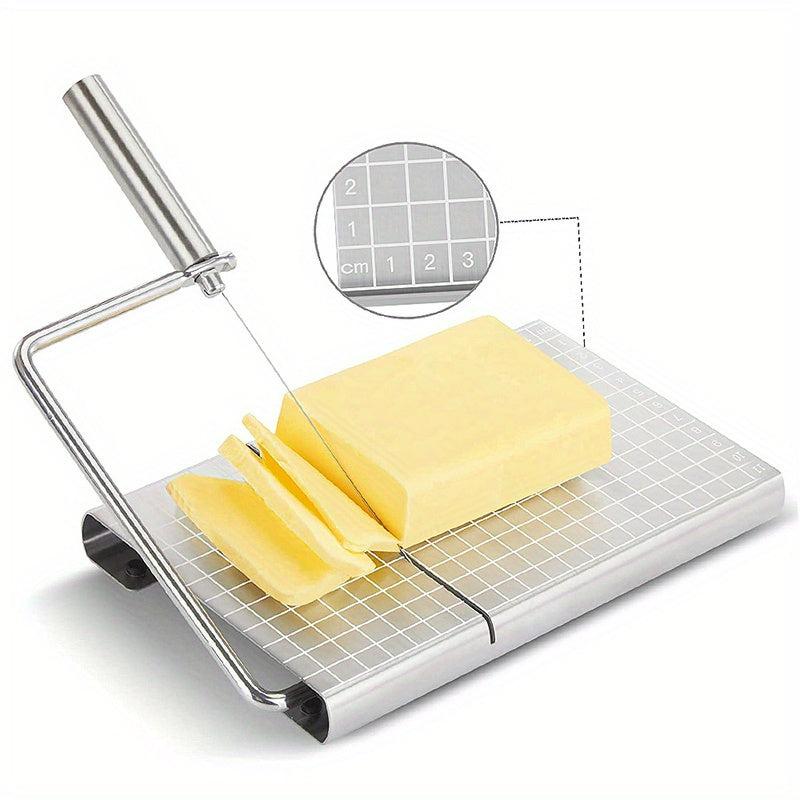 Stainless Steel Cheese Slicer with 5 Replaceable Wires