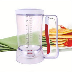 Pancake Batter Dispenser With Squeeze Handle & 12 Silicone Muffin Cups