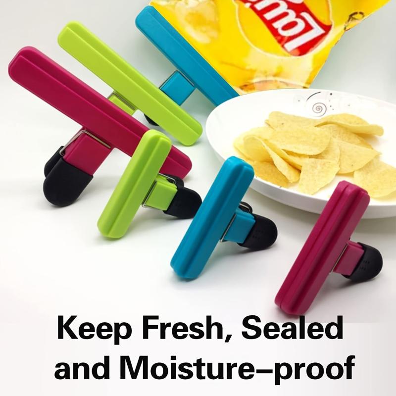 9pcs Air Tight Heavy Duty Bag Clips for Food Storage