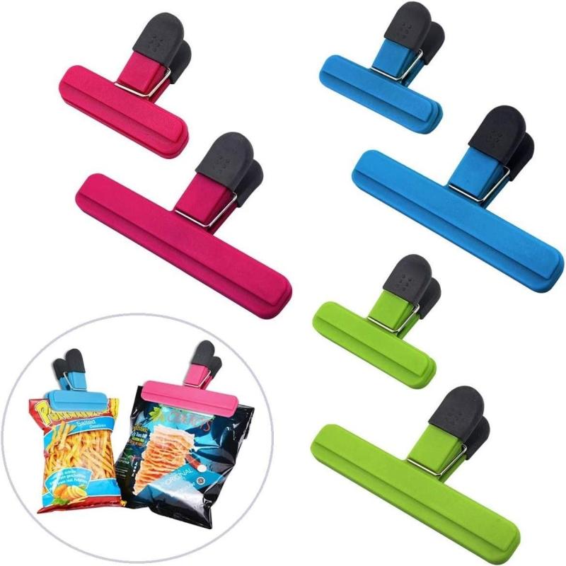 9pcs Air Tight Heavy Duty Bag Clips for Food Storage