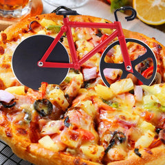 Bicycle Shape Pizza Baking Slicer Blade Stainless Steel