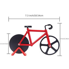 Bicycle Shape Pizza Baking Slicer Blade Stainless Steel