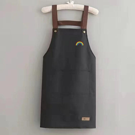 Waterproof Kitchen Apron Custom Print Waist Storage Convenient Men Women Chief