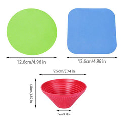3pcs Silicone Jar Opener Pad Round Gripper Bottle Lid Openers
