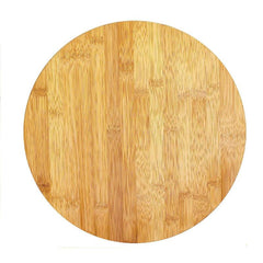 Bamboo Lazy Susan Turntable Organizer for Kitchen Table Pantry Cabinet