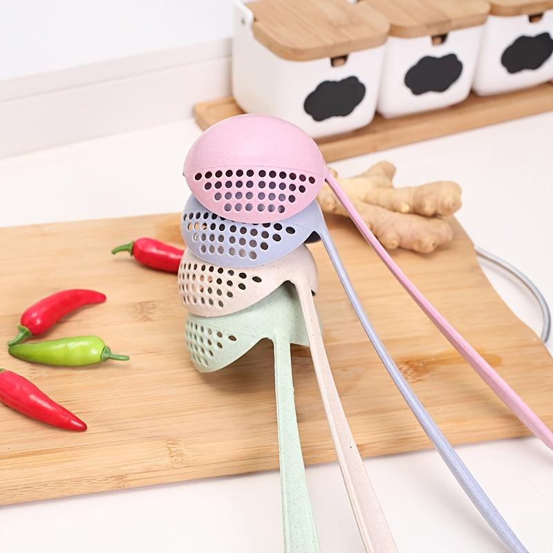 Household Kitchen Spoon Long Handle Colander Strainer Tableware Scoop
