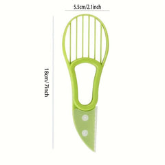 2pcs 3in1 Avocado Peeler Slicer Corer Remover Pitter Cutter Divider Separat