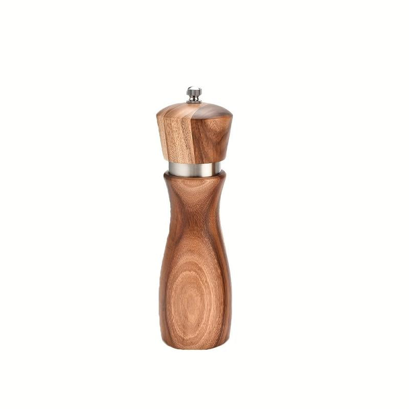Wooden Spice Grinder Manual Pepper Mill Spice Crusher