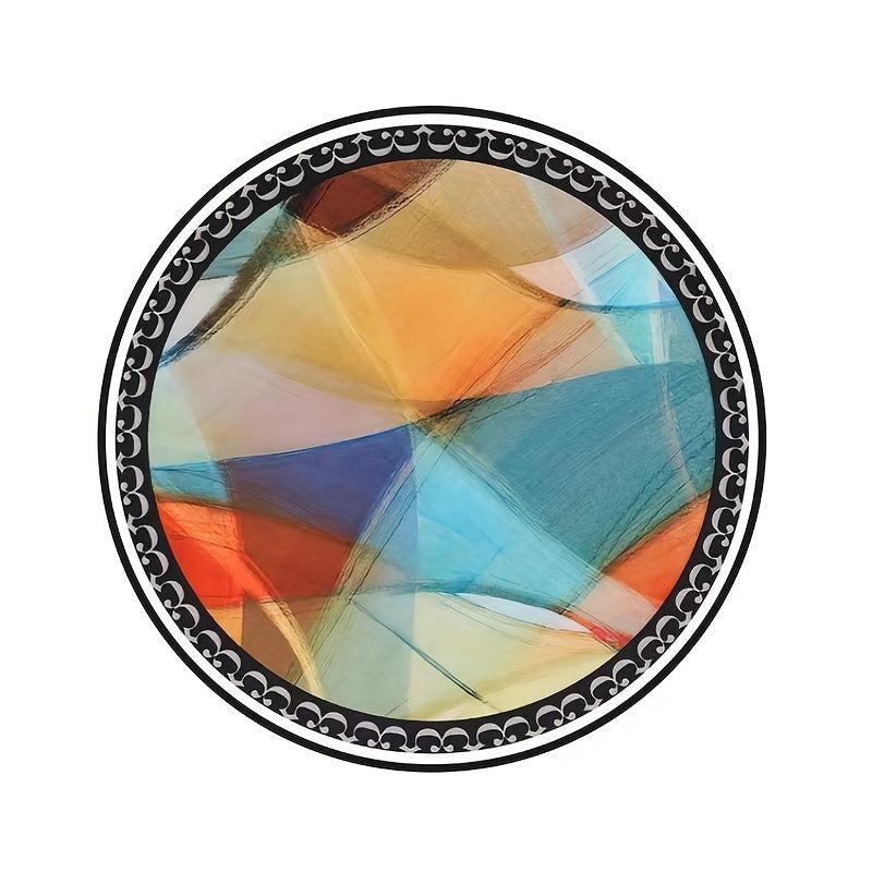 Boho Marble Coaster Set - 4 Absorbent Ceramic Coasters