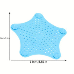 2pcs Starfish Hair Catcher Bathroom Drain Strainer Hair Catcher