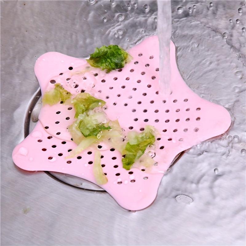 2pcs Starfish Hair Catcher Bathroom Drain Strainer Hair Catcher