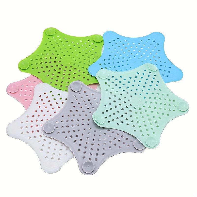 2pcs Starfish Hair Catcher Bathroom Drain Strainer Hair Catcher