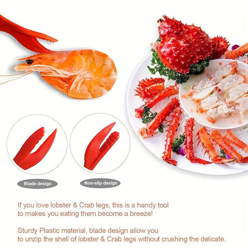 5pcs Seafood Tools Set Crab Forks Lobster Pliers Shelling Pliers Sheller