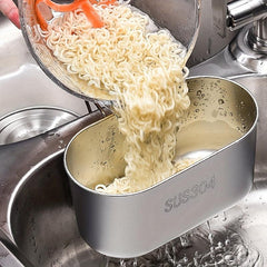 Stainless Steel Sink Drain Strainer Basket - Multifunctional Kitchen Essential