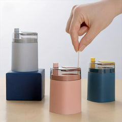 Plastic Toothpick Box Light Bear Storage Toothpick Box Dental Floss Box