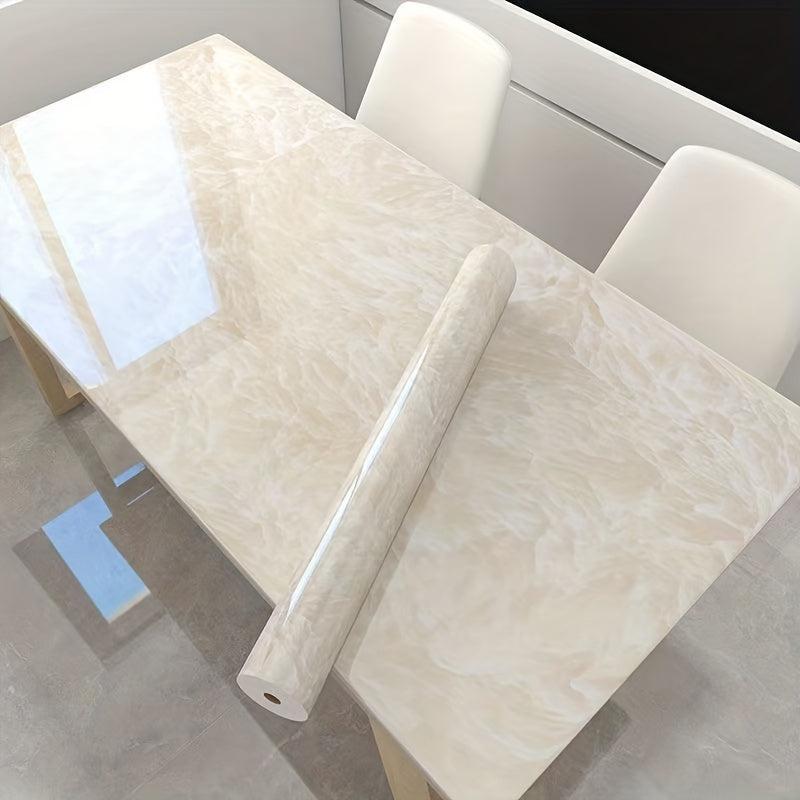 Marble Pattern Self-Adhesive Wallpaper for Kitchen Countertop