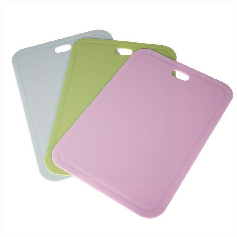 3pcs Kitchen Cutting Boards - Green, Purple, Essential Utensils for Apartments