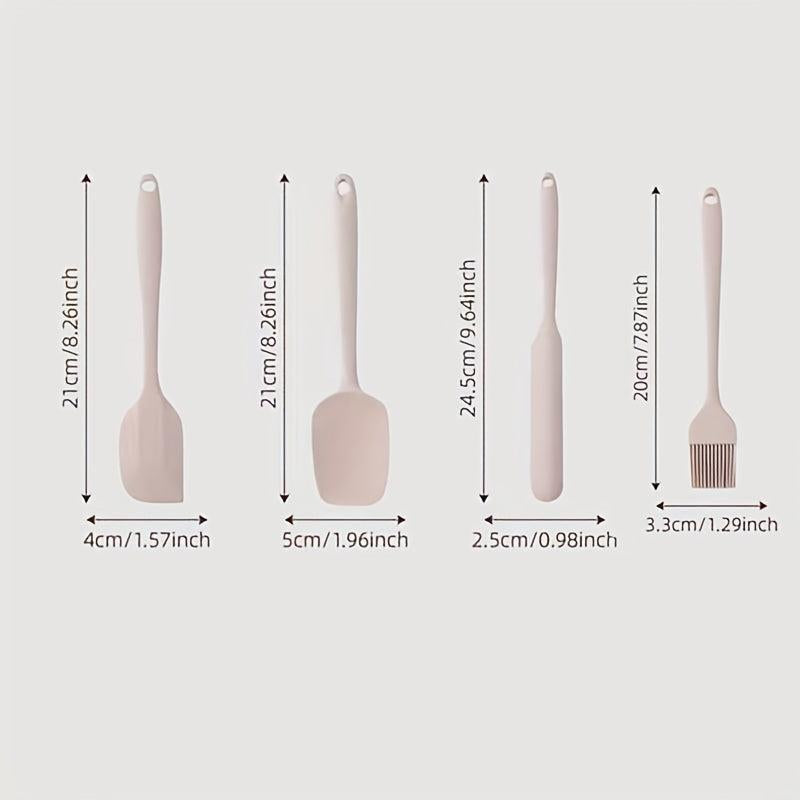 16pcs Non Stick Silicone Utensil Set with Wooden Handles