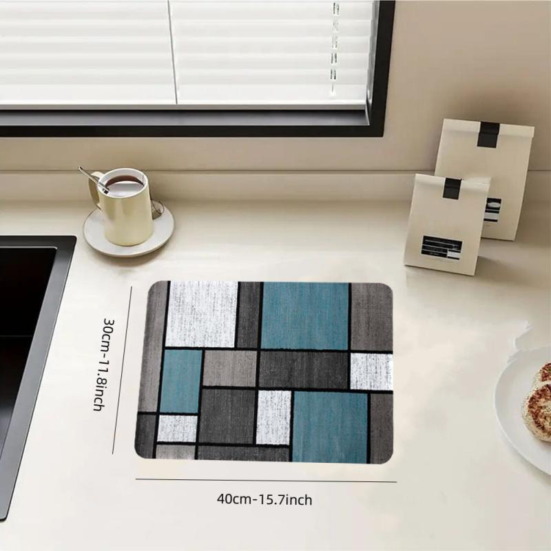 Rubber Drain Mat Kitchen Coffee Machine Drain Pad Non Slip Absorbent Floor Pad