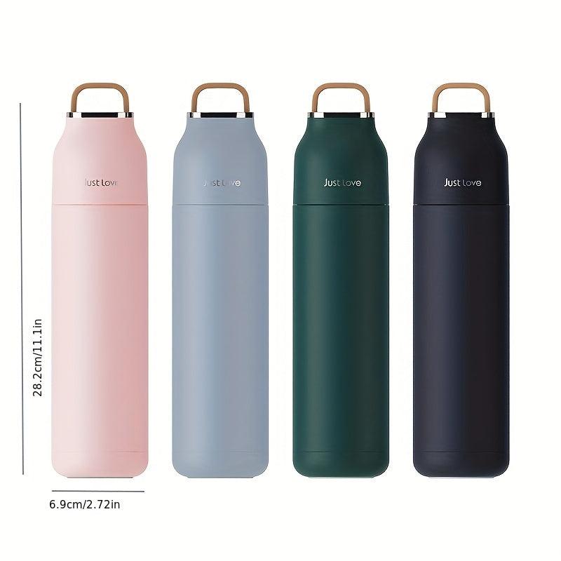 500ML 17OZ Insulated Water Bottle Vacuum Cup Leak-proof Stainless Water Bottle