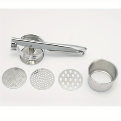 Stainless Steel Potato Masher Ricer Non Slip Handle Easy Manual Mashing