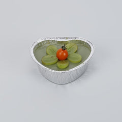 50pcs 4.2in Round Muffin Cup Foil Cake Pan