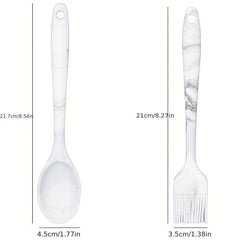 5pcs Marble Print Baking Tools Set - Kitchen Gadgets