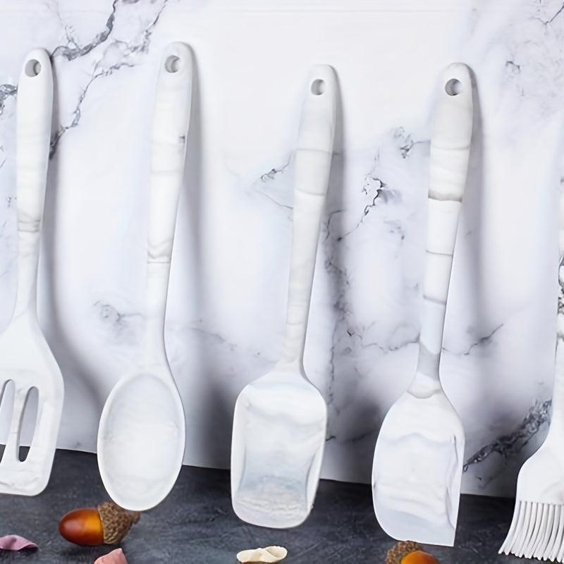 5pcs Marble Print Baking Tools Set - Kitchen Gadgets