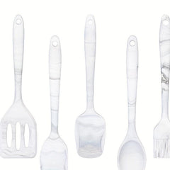 5pcs Marble Print Baking Tools Set - Kitchen Gadgets