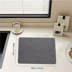 Coffee Machine Pad Water Absorption Mat Bar Cup Drainage Placemat