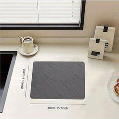 Coffee Machine Pad Water Absorption Mat Bar Cup Drainage Placemat