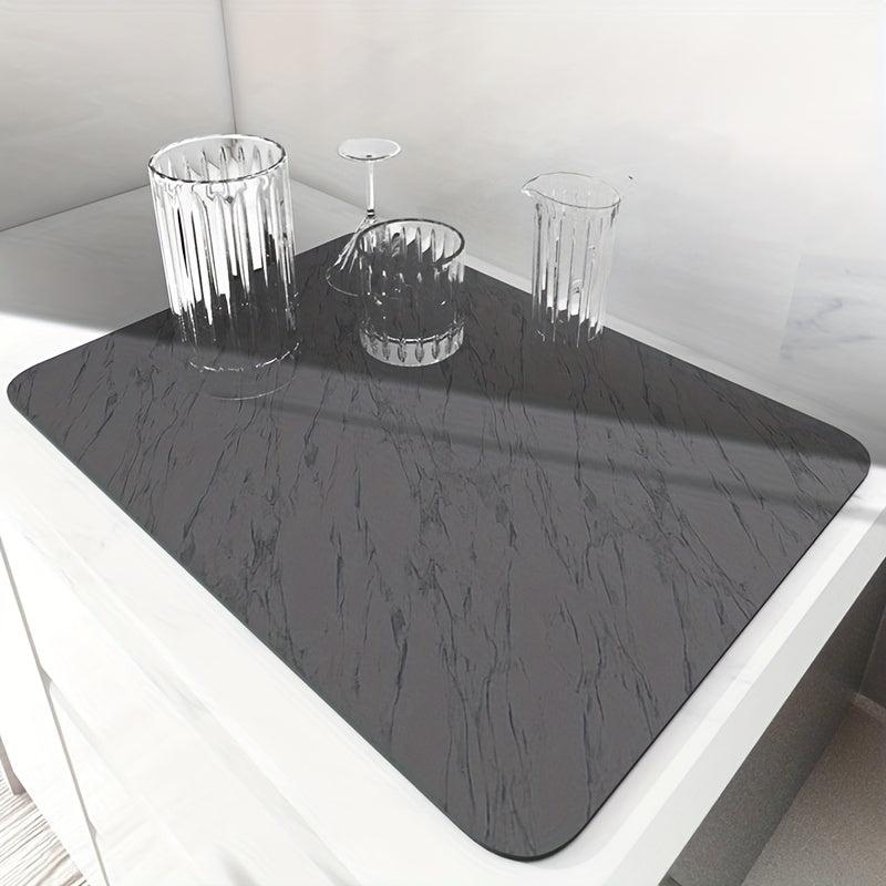 Coffee Machine Pad Water Absorption Mat Bar Cup Drainage Placemat