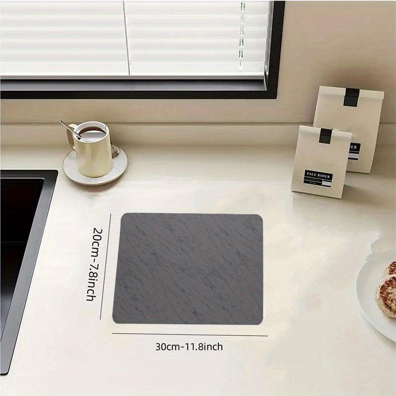 Coffee Machine Pad Water Absorption Mat Bar Cup Drainage Placemat