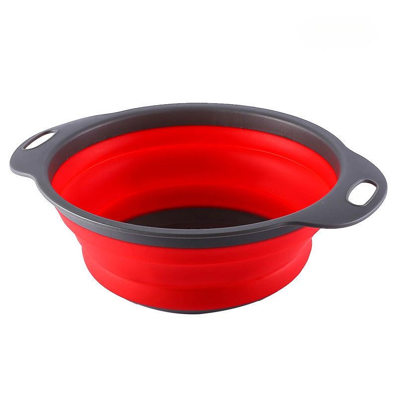 Collapsible Silicone Colander for Easy Washing and Draining