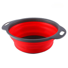 Collapsible Silicone Colander for Easy Washing and Draining