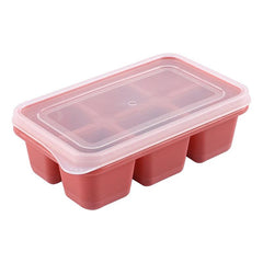 Silicone Ice Cube Tray with Lid Easy Demold Ice Mold Reusable Ice Maker