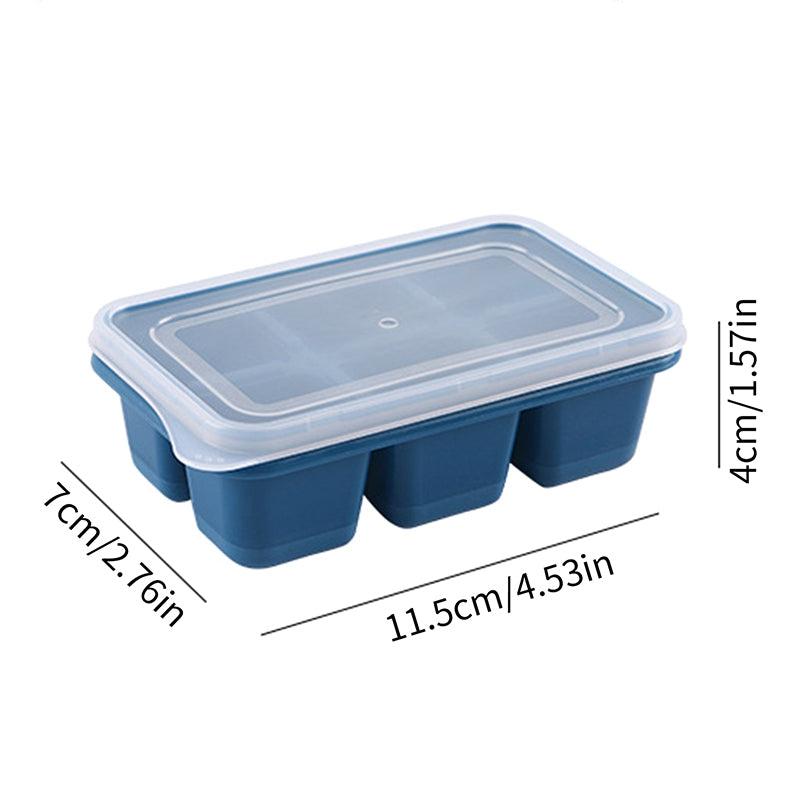 Silicone Ice Cube Tray with Lid Easy Demold Ice Mold Reusable Ice Maker