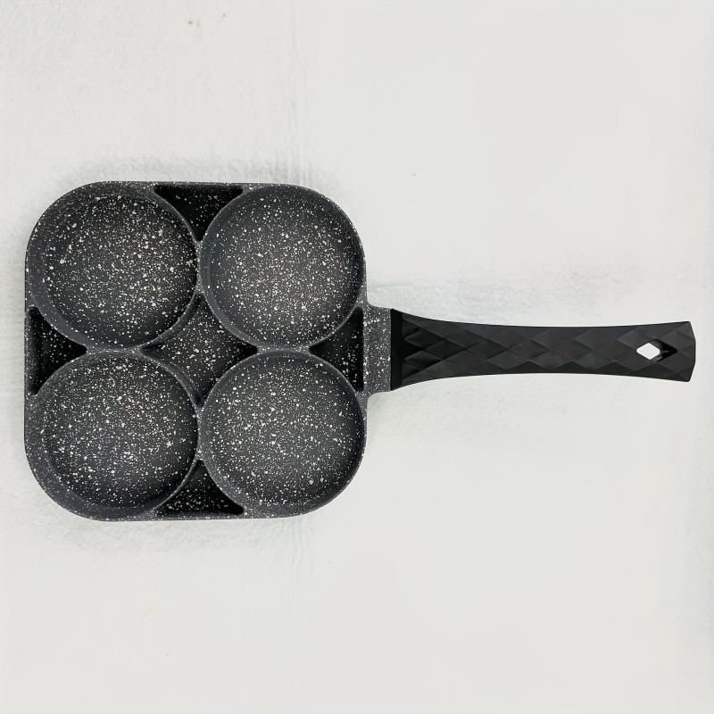 1pc 3 Compartment Frying Pan Non Stick Omelet Pan