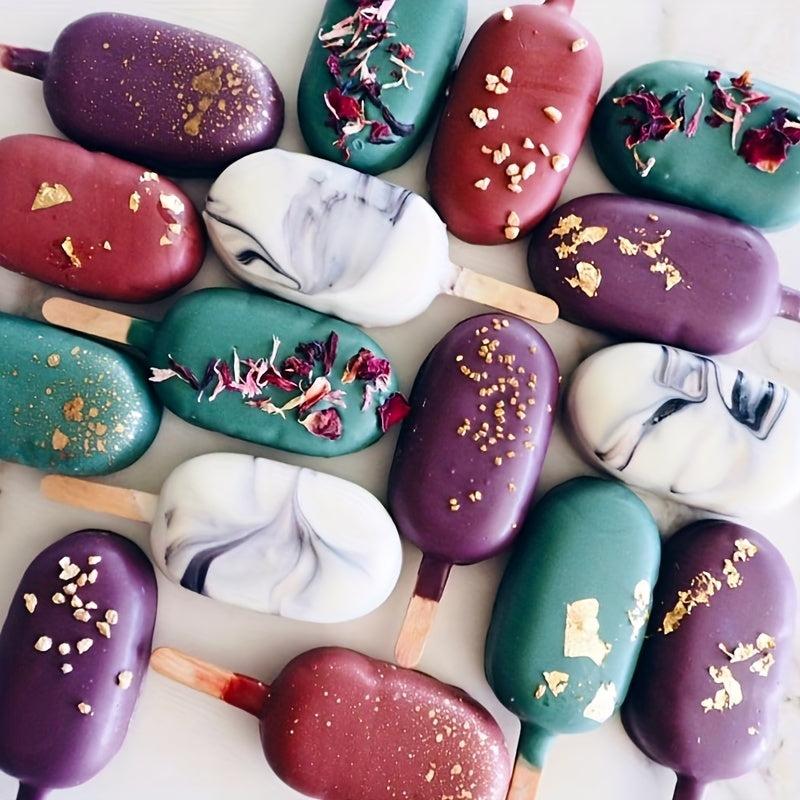 50pcs Unicorn Popsicle Mold Reusable Ice Cream Molds for Summer Fun