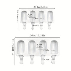 50pcs Unicorn Popsicle Mold Reusable Ice Cream Molds for Summer Fun