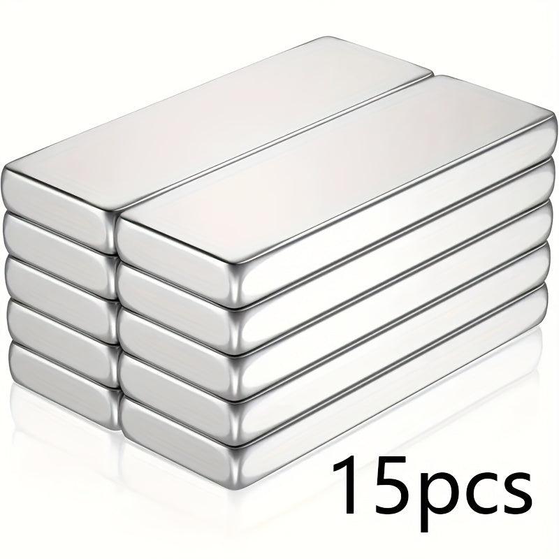 Neodymium Magnets 15pcs 30x10x2mm Rare Earth Strong Thin Fridge Whiteboards