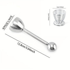 Stainless Steel Egg Topper Cutter Opener Remover Tool for Boiled Egg